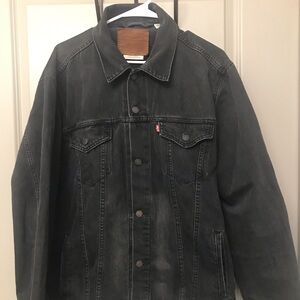 Levi's Strauss Black Denim Vintage Fit WPL-423 CA00342 Jacket Men's Size XXL